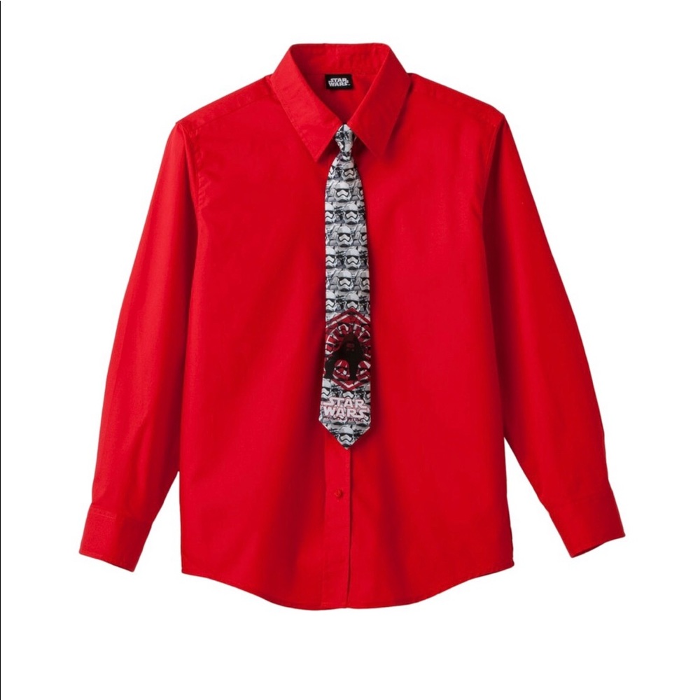 Boys dress shirt and tie